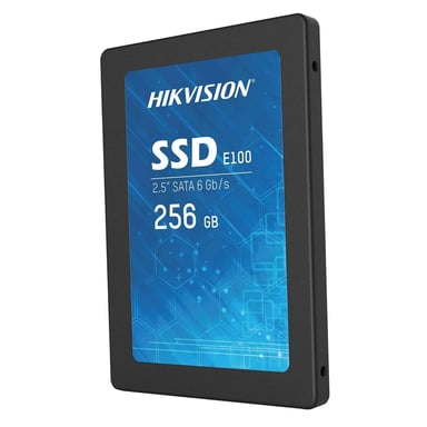 SSD Interne HIKVISION 2.5 256 Go E100 SATA 6.0Gbps SATA-III  3D TLC 550 MB/s 120 TB''