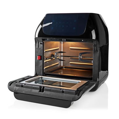 Friteuse à Air Chaud avec Minuteur 90min Air Fryer 12L Noir