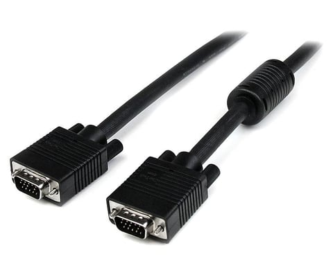 StarTech.com Cable VGA coaxial de 20 m para pantalla de alta resolución - M/M - Negro