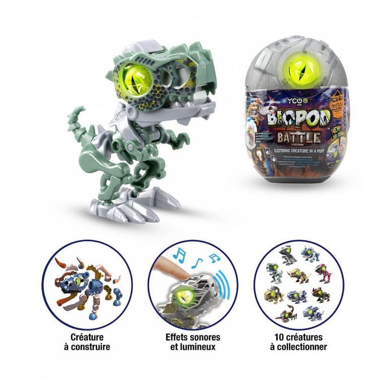 Personnage miniature YCOO Biopod battle Duo édition dans sa capsule Pack de 2 créatures Des Neuf - vue 4