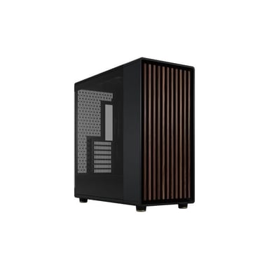 Carcasa para PC Fractal Design North XL RC negra de torre grande con panel lateral de cristal templado