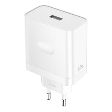 Oneplus Cargador de pared USB-A 80W Ultra-Rápido SuperVOOC Compacto Blanco
