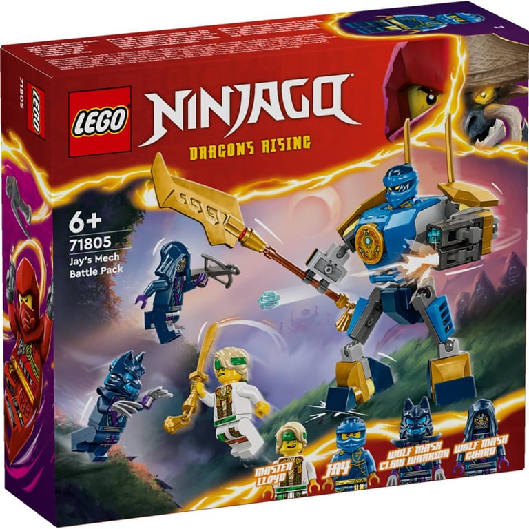 Lego Ninjago Pack De Combat : Le Robot De Jay 71805 Lego - vue 3