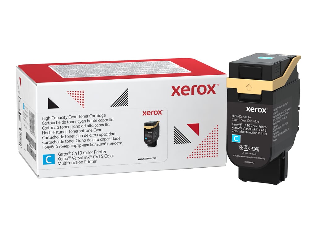 Xerox Cartouche De Toner Cyan Versalink C415 Color Multifunction Prin - vue 9