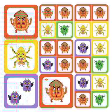 Monstrio - Gioco di carte strategico per bambini di DJECO