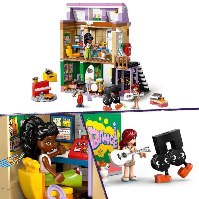 LEGO® Friends 42653 Le magasin de musique et ’appartement - vue 4