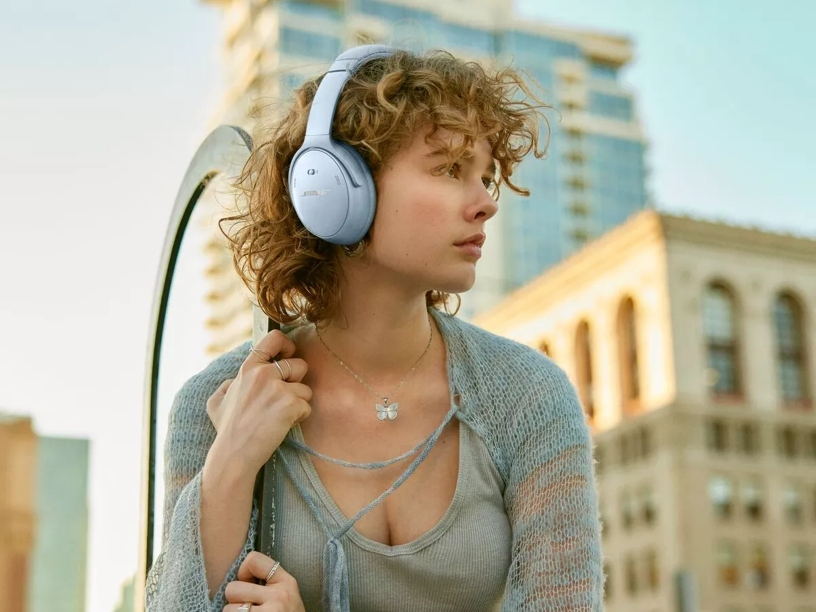 Bose QuietComfort Casque Avec fil &sans fil Arceau Musique/Quotidien Bluetooth Bleu - Neuf