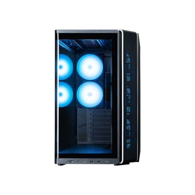 Boîtier PC Midi Tower Zalman P60 Black 5 ventilateurs ARGB verre trempé Noir