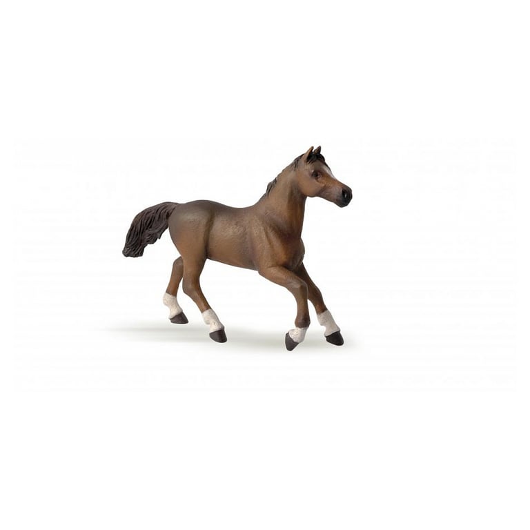 Figurine de Jument Anglo Arabe PAPO Cheval de Selle Athlétique Neuf