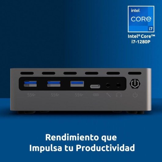 Mini PC Alurin Unit Intel Core i7 SSD Iris Xe Windows 11 - vue 4