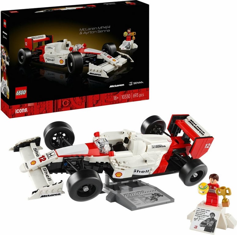 Lego Icons Mclaren Mp44 Et Ayrton Senna 10330 Lego - vue 5