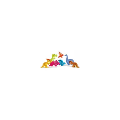 Puzzle de dinosaurios de madera - Diversión y juegos para niños