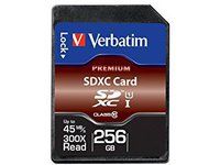 Carte mémoire flash VERBATIM Premium UHS Class 1 / Class10 SDXC UHS I - vue 3