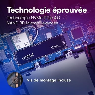 Crucial® P3 Plus - 2Tb PCIe® 4.0 NVMe? M.2 2280 SSD