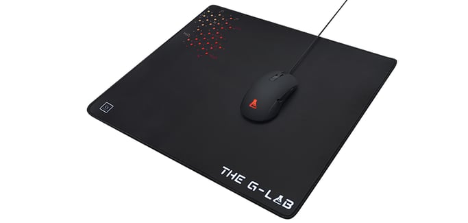 Tappetino per mouse da gioco G-Lab PAD CAESIUM Nero, Multicolore