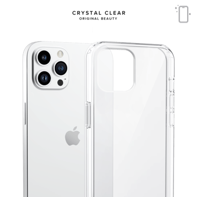 Guscio ibrido invisibile per Apple iPhone 12/12 Pro, trasparente
