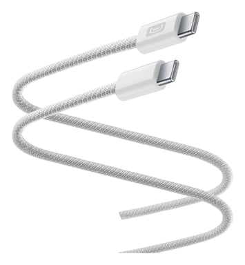 Cellularline Flexforce Cavo in silicone intrecciato USB-C verso USB-C