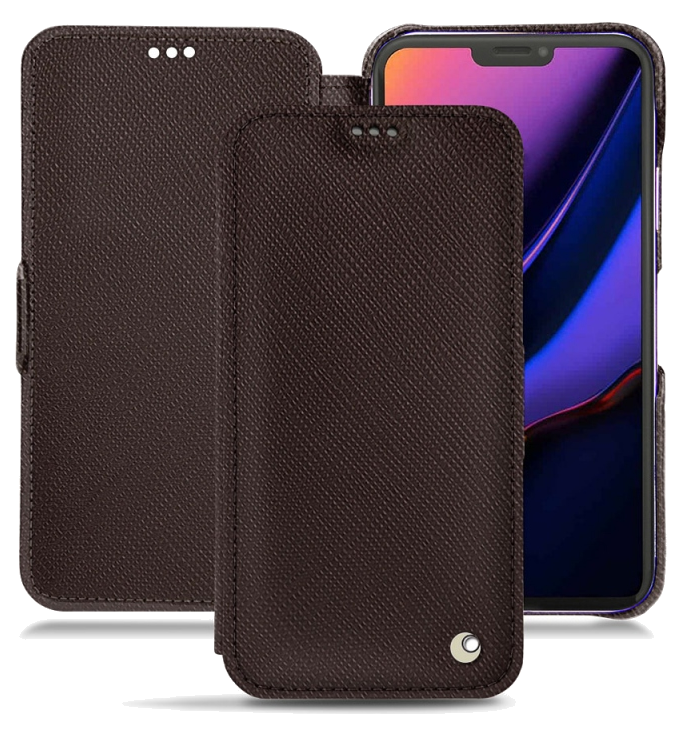 Housse cuir Apple iPhone 11 Pro - Rabat horizontalMarron