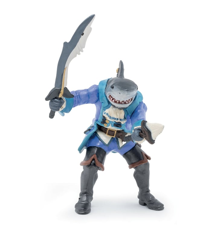Figurine Pirate Mutant Requin Un Collectible Terrifiant pour les Amateurs de Pirates Neuf