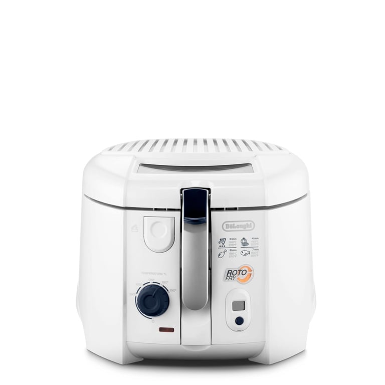 Friteuse Indépendante Simple De Longhi RotoFry 1800 W Blanc - Neuf