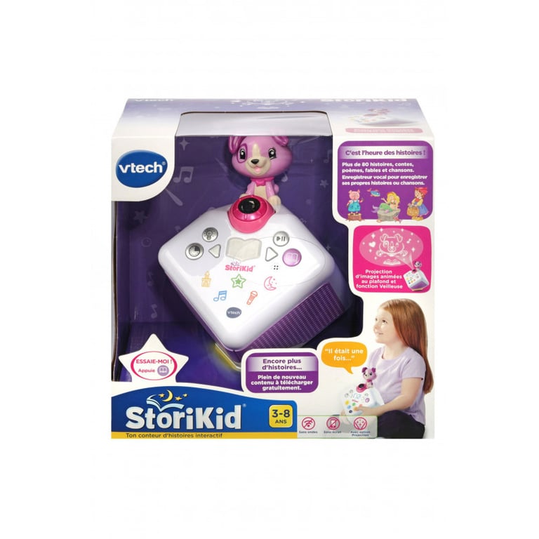 Boîte à histoires VTECH StoriKid Mon conteur d'histoires Coloris Unique Taille unique - vue 4