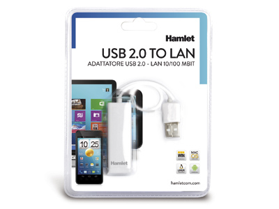 Hamlet HNU2F100 carte réseau Ethernet 100 Mbit/ Neuf - vue 2
