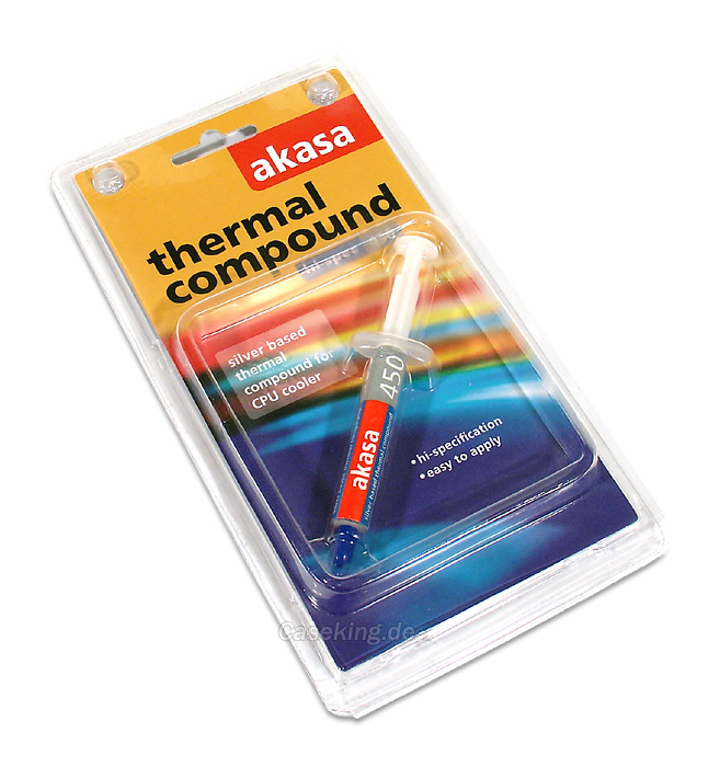 Akasa Thermal Compound AK 455 combiné de dissipateurs thermiques / ·K Neuf - vue 2