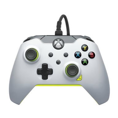 PDP Manette filaire: Blanc électriquePour Xbox Series X|S, Xbox One et Windows 10/11