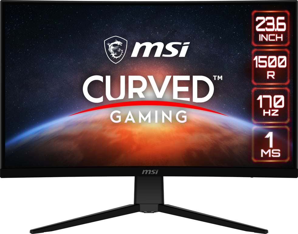 MSI G2422C écran plat de PC 59 9 cm 23.6 1920 x 1080 pixels Full HD Neuf - vue 3