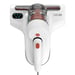 Aspiradora Antiácaros JIGOO J200, Aspiradora de Colchones, con Doble Taza Integrada, Succión 13KPa, Lámpara UV, Aire Caliente 60?, Pantalla LED
