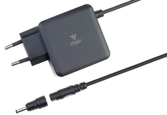 itek ITNBAW65 cargador de dispositivo móvil Portátil Negro Corriente alterna Interior