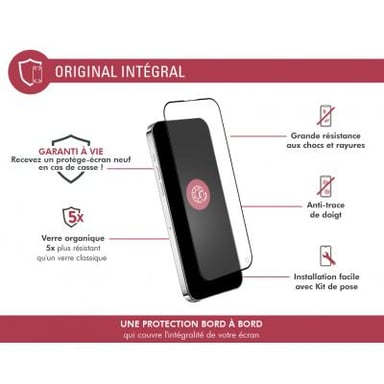 BIG BEN FGOGIP15PMORIG écran et protection arrière de téléphones portables Protection d'écran transparent Apple 1 pièce(s)