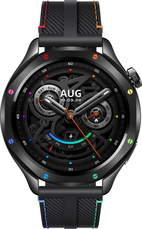 Xiaomi Watch S4 rainbow 3,63 cm (1.43 ) AMOLED 47.3 mm Numérique 466 x 466 pixels Écran tactile Noir, Multi - Excellent état