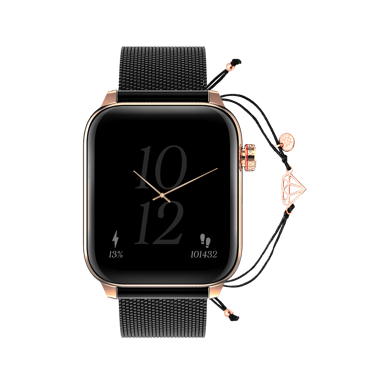 Montre connectée FW64 Oxygen 2 + Bracelet Pologne Noire Maxcom