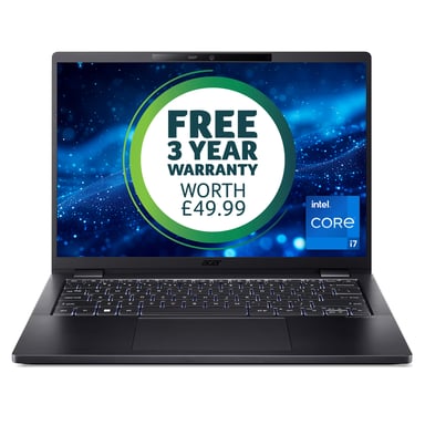 Acer TravelMate P6 TMP614-53-TCO Intel® Core™ i7 i7-1355U Portátil 35,6 cm (14'') WUXGA 16 GB LPDDR5-SDRAM 512 GB SSD Wi-Fi 6E (802.11ax) Windows 11 Pro Negro
