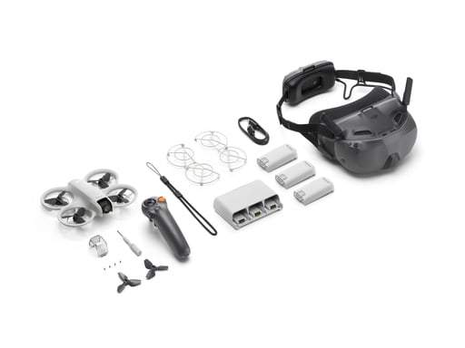 Pack Motion Fly More DJI Neo, Mini Drone avec Caméra 4K UHD avec RC Motion 3 et 3 Batteries