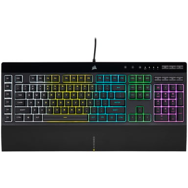 Corsair K55 RGB PRO teclado Juego USB QWERTY Inglés del Reino Unido Negro