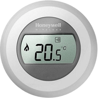 Thermostat sans fil Honeywell T87RF2059 - Blanc