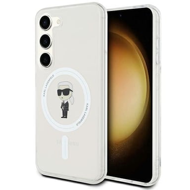 Funda Karl Lagerfeld Ikonik MagSafe para Samsung Galaxy S23, transparente