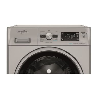 Lavadora de tambor WHIRLPOOL FFBP10489SBSVFR - 10 kg - Inducción - L60cm - 1400 rpm - Plata