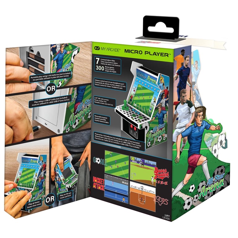 My Arcade Micro Player All Star Arena 307 Games in 1 Neuf - vue 2