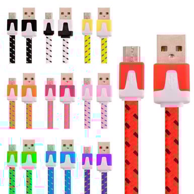 Cable Noodle pour Smartphone Type C Chargeur 1m Android Universel