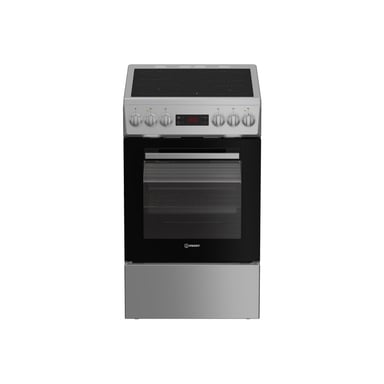 Cuisinière vitrocéramique Indesit I5V5LCS Silver