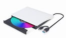 Gembird DVD-USB-03-BW lecteur de disques optiques DVD±RW Noir, Blanc