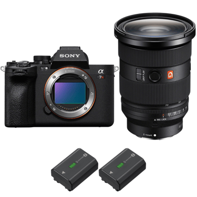 Appareil photo hybride Sony A7R V + FE 24-70mm f/2.8 GM II + 2 Sony NP-FZ100 + Ebook ''20 astuces pour des images qui claquent''