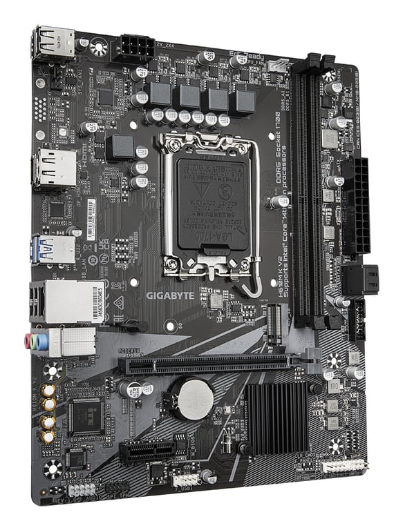 GIGABYTE H610M K V2 Carte mère Processeurs Intel Core 14? génération jusqu'à 5600 MHz DDR5 1xPCIe 3.0 .2 LAN 1GbE USB 3.2 Gen 1 Neuf - vue 3