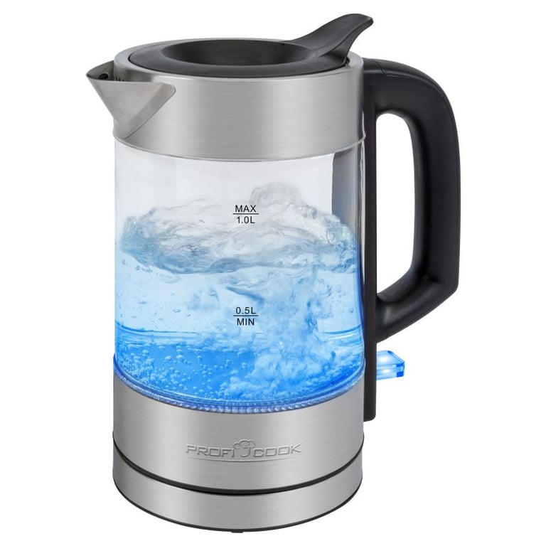 Proficook Bouilloire éléctrique en verre 1L PC-WKS1229G