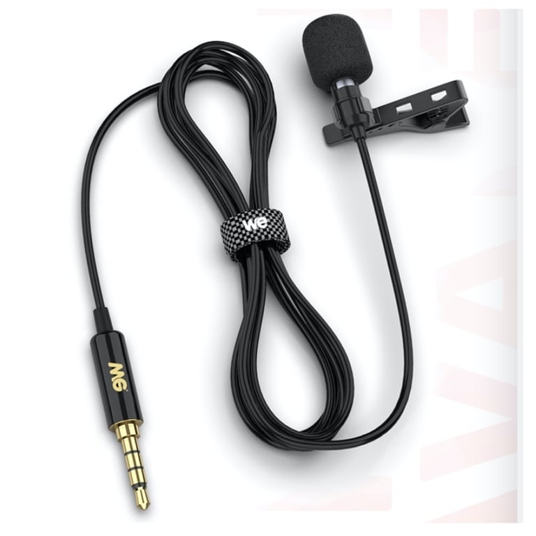 Microphone cravate filaire WE Vlog jack 3.5mm Neuf