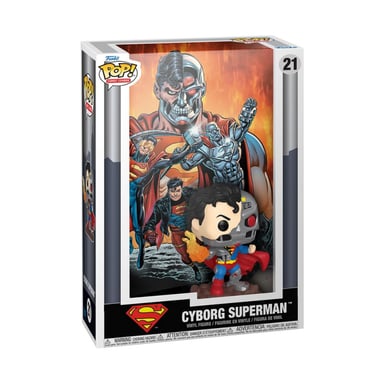 Figurine Funko Pop Comic Cover DC Cyborg Superman