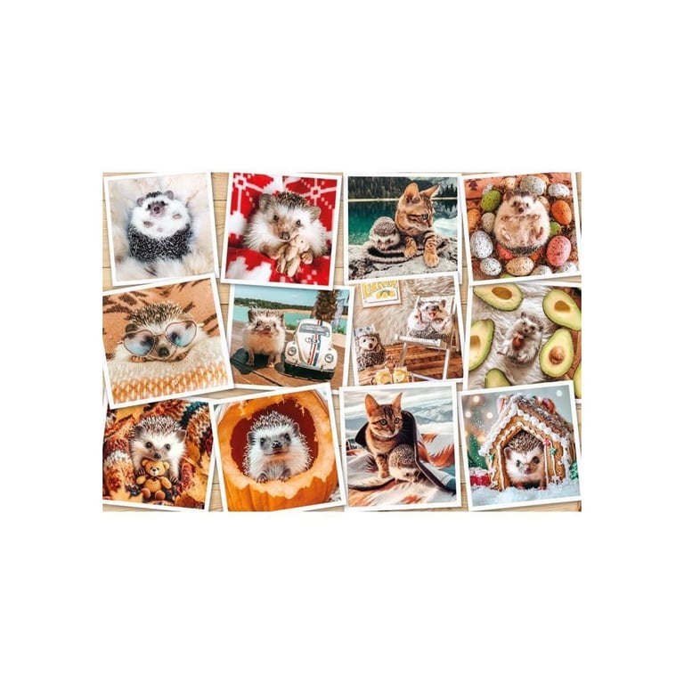 Puzzle 1500 pieces : Photo animaux mignons - Neuf